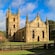 An old, stone church building at the Port Arthur penal colony